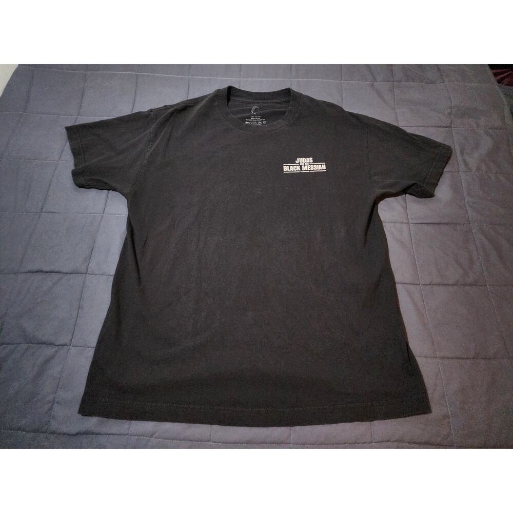 Judas and the Black Messiah Soundtrack Tee L 21x28 RCA Promo Shirt Hit-boy Faded